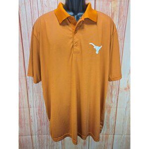 Texas Longhorn Apparel XL Orange Striped Polo